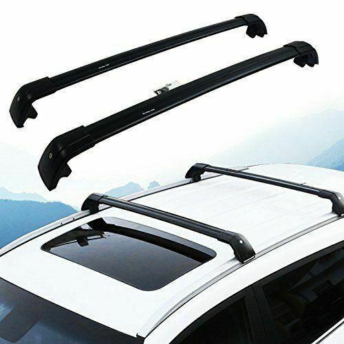 Fit 2019-2020 Toyota RAV4 Baggage Luggage Black Tap Roof Rack Cross Bar