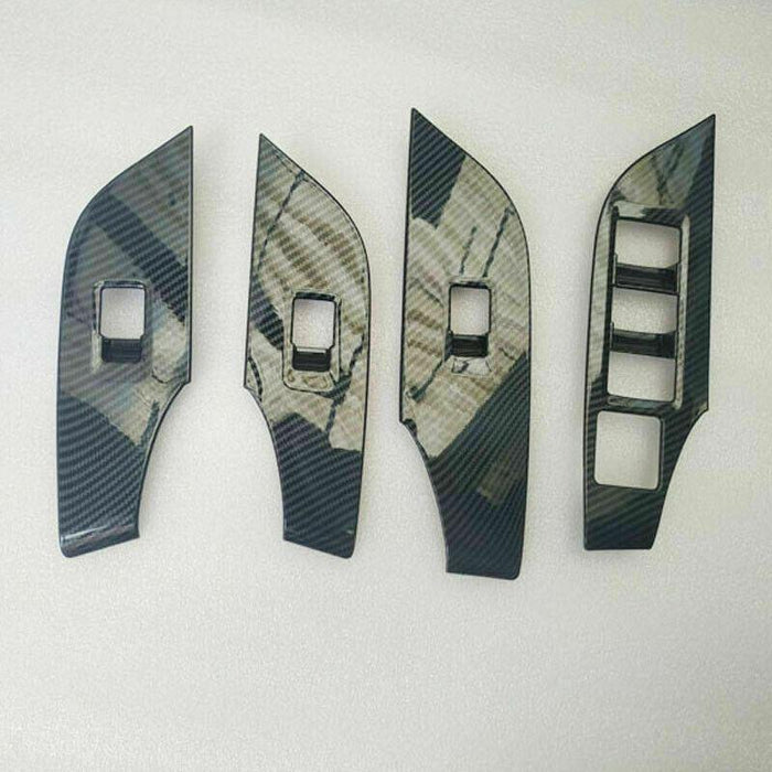 Fit 2019-2021 Toyota RAV4 Gear Position Shift Panel Cover Trim (Carbon Fiber Print)