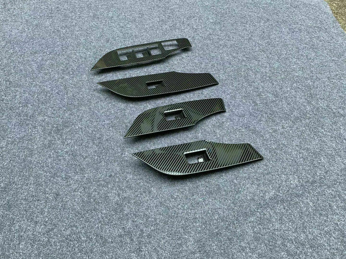 Fit 2019-2021 Toyota RAV4 Gear Position Shift Panel Cover Trim (Carbon Fiber Print)