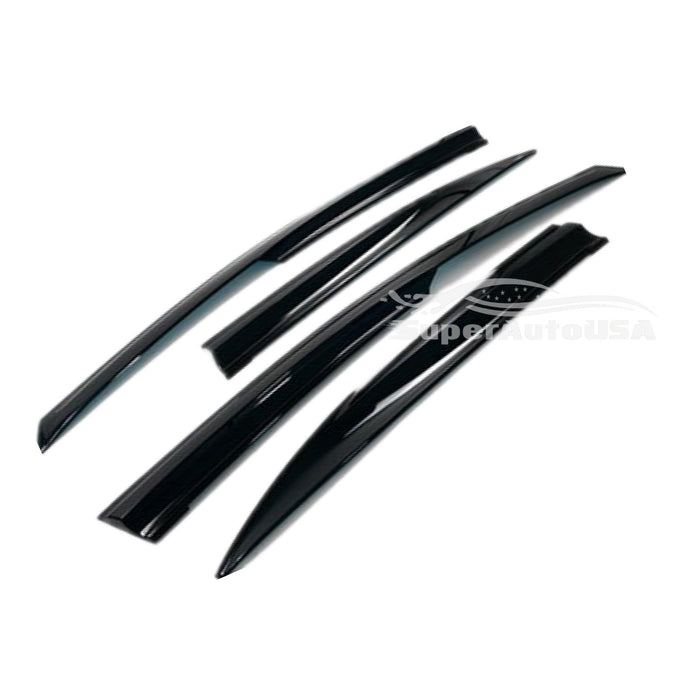 Fit 2019-2025 Toyota RAV4 3D Mugen Style Window Visors Rain Sun Wind Guards