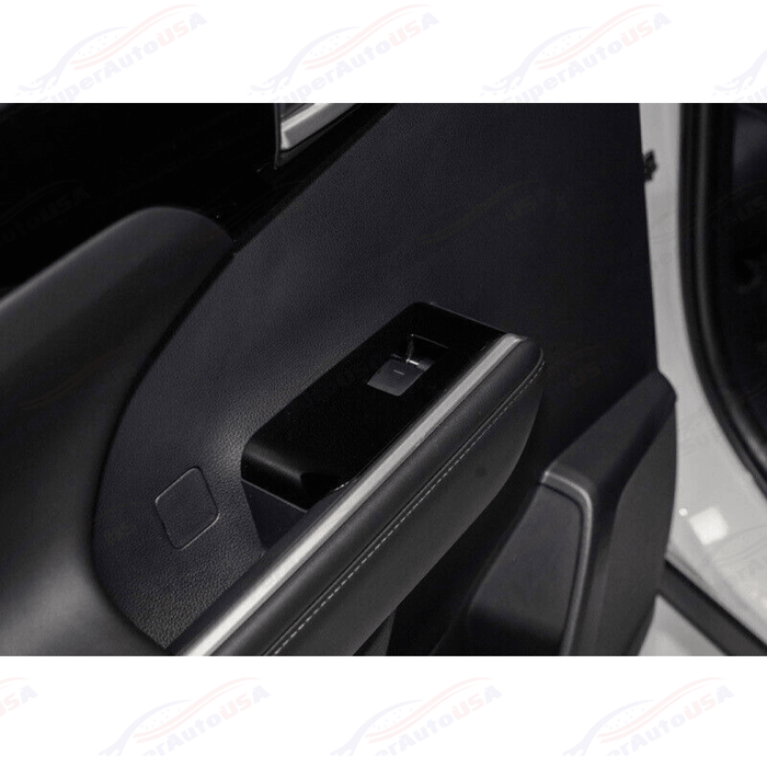 Fit 2020-2024 Toyota Highlander Interior Window Switch Panel Trim (Carbon Fiber Print)