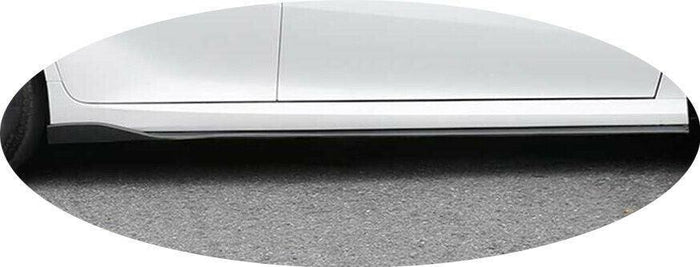 Fit BMW Side Skirt Extensions Splitters Lip Polypropylene 78.7"/2m (Gloss Black)
