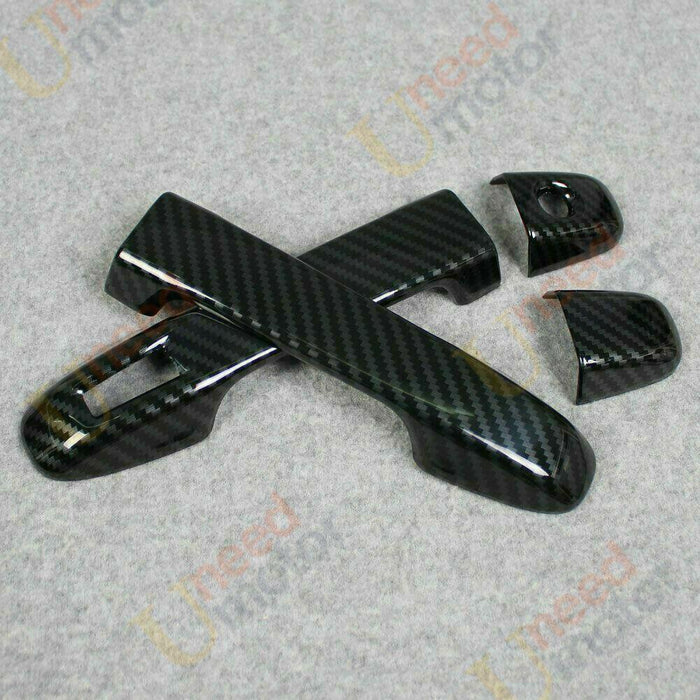 Fit Scion Subaru Toyota FR-S BRZ GT86 Door Handle Cover Trim (Carbon Fiber Print)