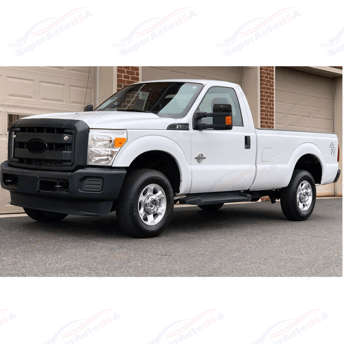 Fits 08-15 Ford F250 F350 F450 Super Duty Carbon Fiber Print Top Half Mirror Cover