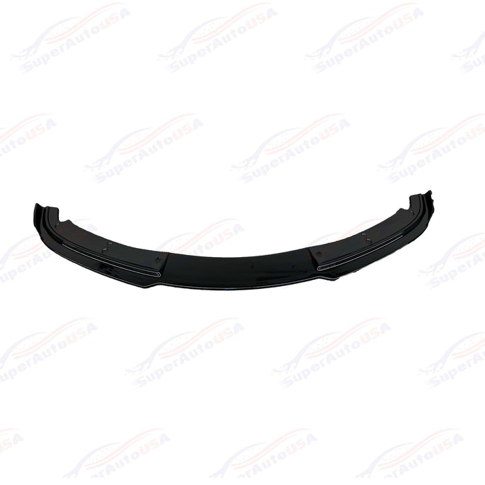 Fits 2009-2012 BMW 3 Series E90 MP Style Glossy Black Front Bumper Lip Spoiler