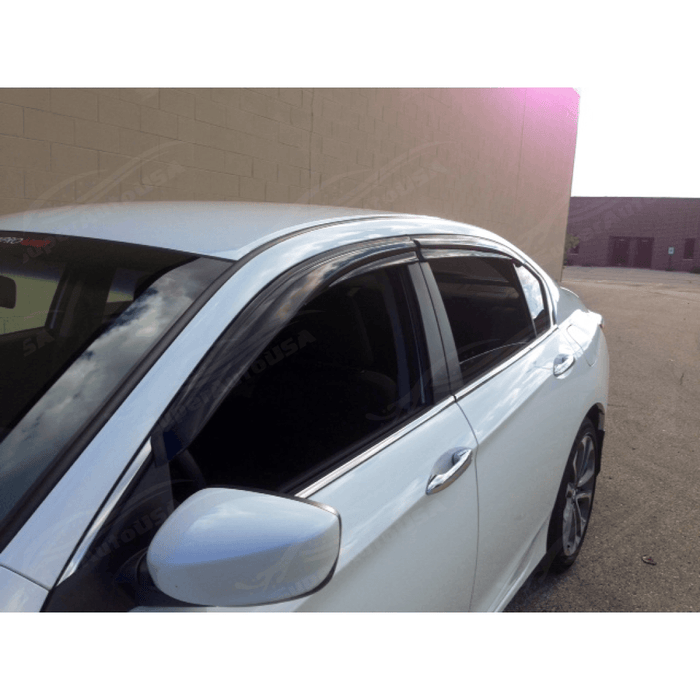 Fits 2009-2014 Acura TSX 3D Mugen Style Window Visors & Rear Roof Spoiler