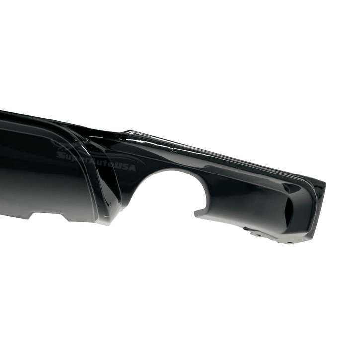 Universal Rear Bumper Corner Splitter Lip Wing with LED Light for BMW 3 Series F30, enhancing the car's rear profile from 2012 to 2018.