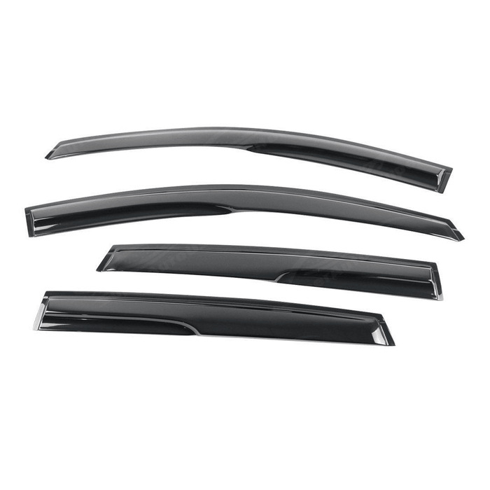 Fits 2014-2018 Mazda3 3D Mugen Style Window Visors & Rear Roof Spoiler