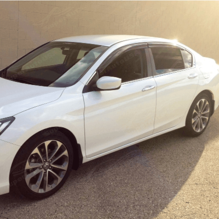 Fits 2014-2018 Mazda3 3D Mugen Style Window Visors & Rear Roof Spoiler