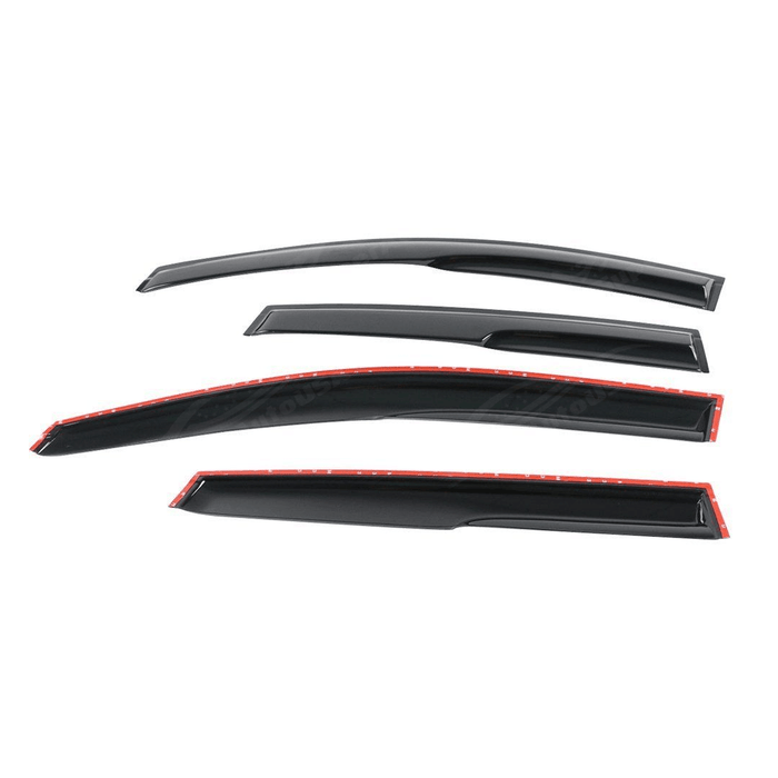 Fits 2014-2018 Mazda3 3D Mugen Style Window Visors & Rear Roof Spoiler
