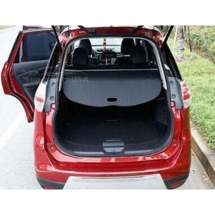 Fits 2014-2018 Subaru XV Luggage Rear Trunk Retractable Tonneau Cargo Cover (Black)