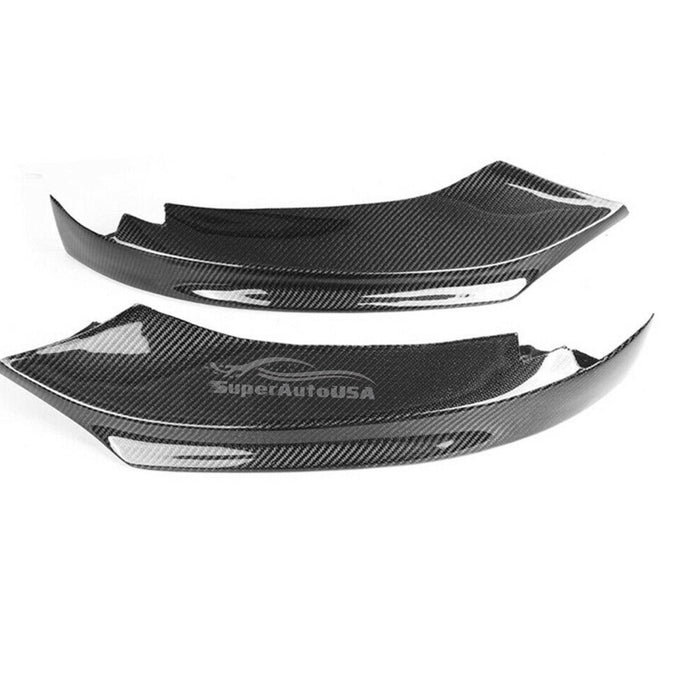 Fits 2014-2020 BMW F32 F33 F36 4 Series M Sport Front Lip Spoiler (Carbon Fiber Print)
