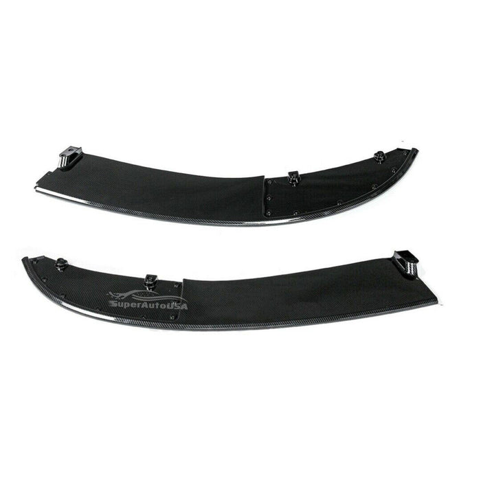 Fits 2014-2020 BMW F32 F33 F36 4 Series M Sport Front Lip Spoiler (Carbon Fiber Print)