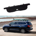 Fits 2016-2023 Honda Pilot Luggage Rear Trunk Retractable Tonneau Cargo Cover (Black)
