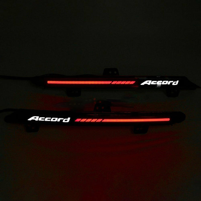 Fits 2018-2023 Honda Accord LED Reflector Tail Light Rear Bumper Lamp Smoke