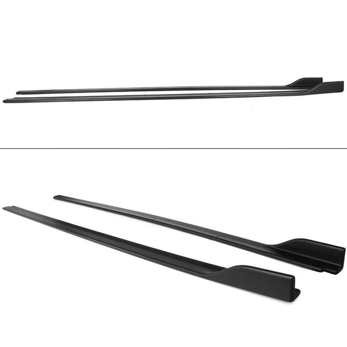 Fits 2018-2023 Toyota Camry Set of 2 Side Body Skirts Extensions Gloss Black