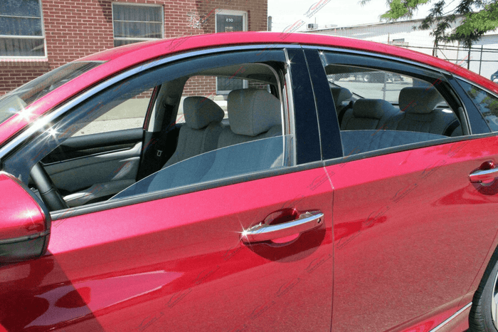 Fits 2020-2025 Hyundai IONIQ5 In-Channel Window Visors Rain Sun Guards