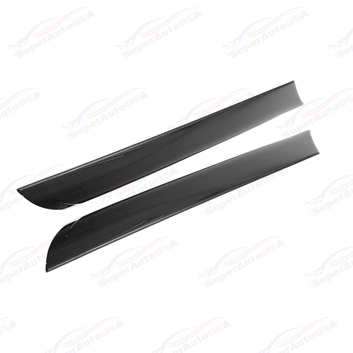 Fits 2020-Up Toyota GR Supra Carbon Fiber A-Pillar Panel Cover