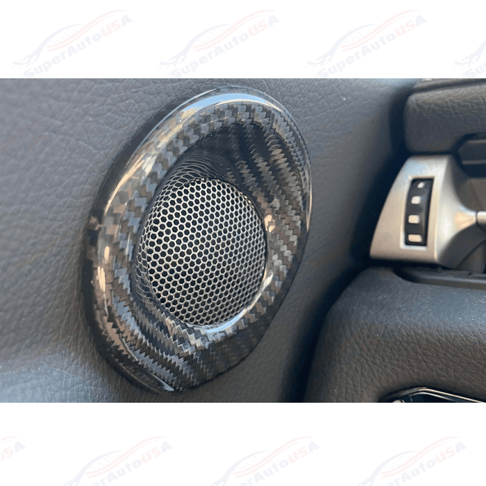 Fits 2020-Up Toyota Supra Carbon Fiber Inner Door Speaker Cover
