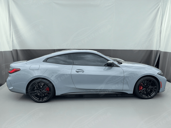 Fits 2021-2027 BMW 4 Series G22 G23 430i Gloss Black Side Skirts