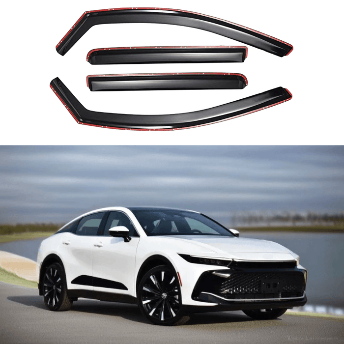Fits 2023-2026 Toyota Crown In-Channel Window Visors Rain Sun Guards