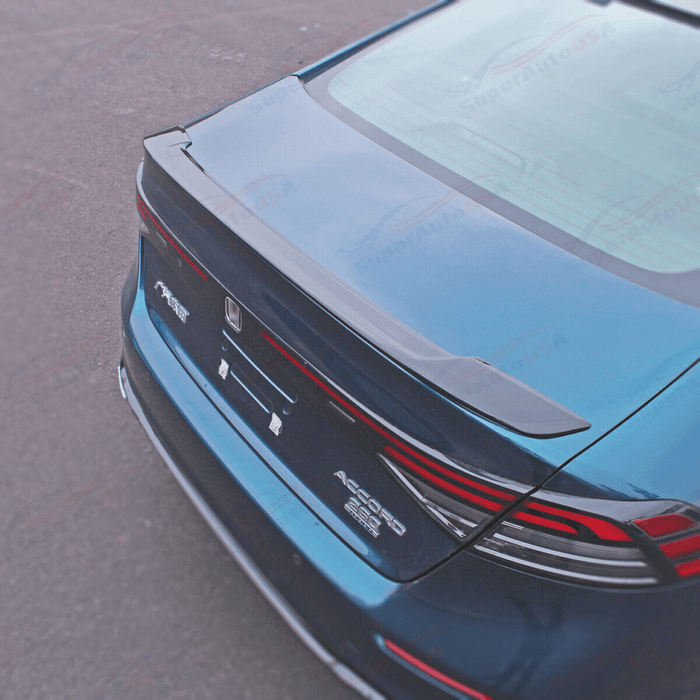 Fits 2023-Up Honda Accord OE Factory Style Gloss Black Rear Trunk Spoiler Wing
