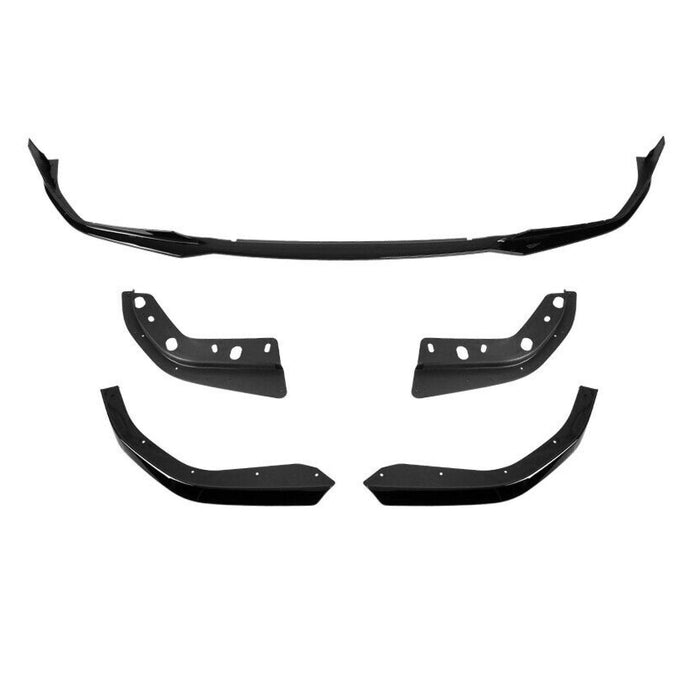 Fits BMW 3 Series G20 M Sport 2019-2022 Front Bumper Lip Car Spoiler (Gloss Black)
