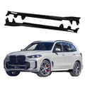 Fits BMW G05 X5 M Sport 2019-2026 Gloss Black Extension Side Skirts