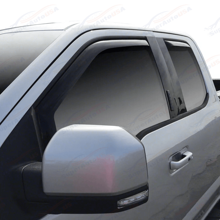 Fits Honda Ridgeline 2017-2025 In-Channel Rain Sun Guards Window Visor Shade Protector