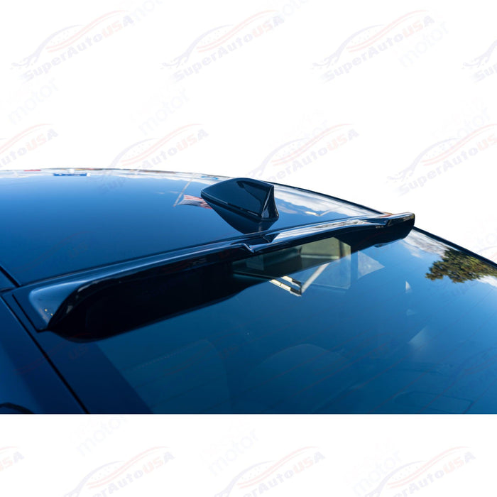 Fits Kia Optima 2016-2020 | Rear Roof Spoiler Wing/Window Visor(Gloss Black)