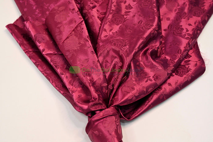 Tablecloth 90 Round / Burgundy
