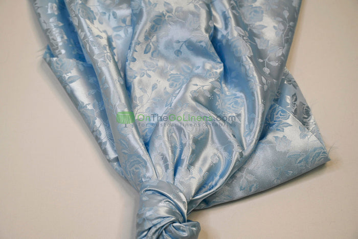 Tablecloth 90 Round / Baby Blue