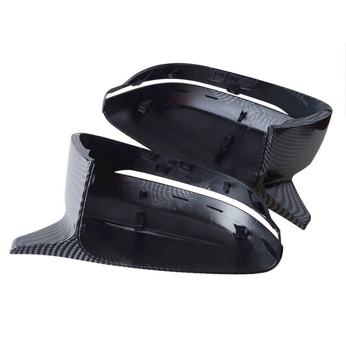 For 17-22 BMW G30 G20 G22 G11 G12 M Style Carbon Print Side Mirror Cover Caps