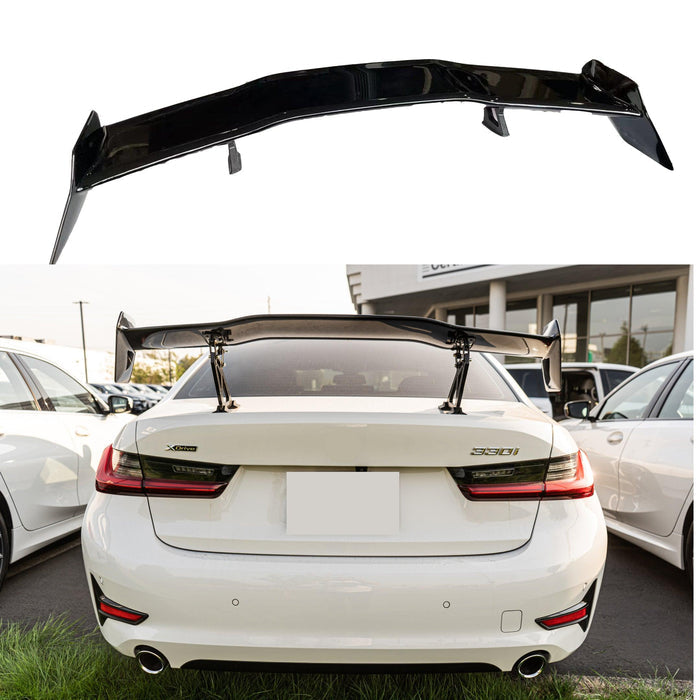 For 2006-23 BMW 3 Series CS GTS M Style Glossy Black Rear Trunk Spoiler Wing