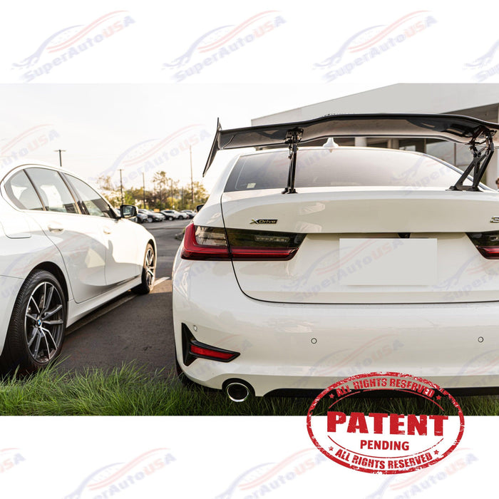 For 2006-23 BMW 3 Series CS GTS M Style Glossy Black Rear Trunk Spoiler Wing