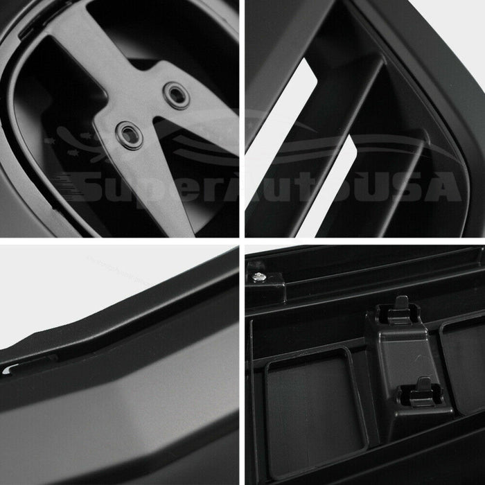 For 2011-2014 Acura TSX Front Bumper Upper Grille Assembly (Gloss Black or Painted Matte Black)