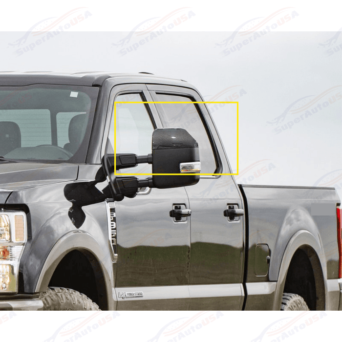 For 2017-2023 Ford F250 F350 F450 Super Duty Carbon Fiber Print Mirror Cover Cap