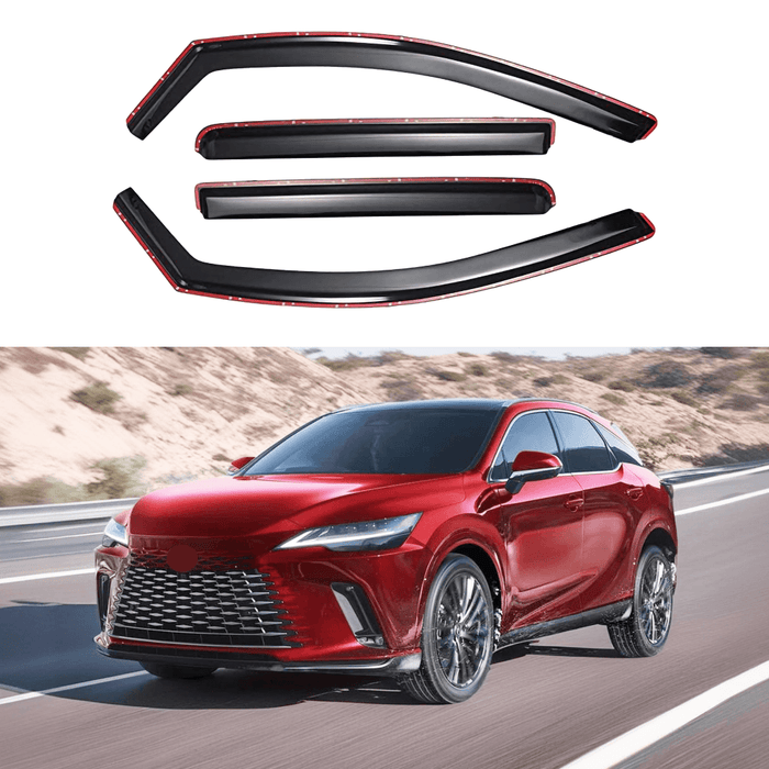 For 2023-2025 Lexus RX350 In-Channel Vent Window Visors Rain Sun Wind Guards Shade Deflectors
