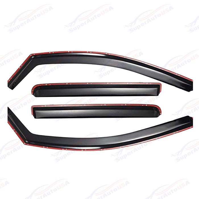 For Acura MDX 2022-2025 In-Channel Vent Window Visor Rain Wind Guard Deflectors