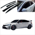 For Honda Civic 2022-2025 Hatchback Mugen Style Window Visor Rain Guard Deflectors