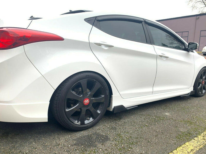 For Hyundai Sonata 2008-2020 Black Side Skirts Splitter Spoiler Diffuser Wing
