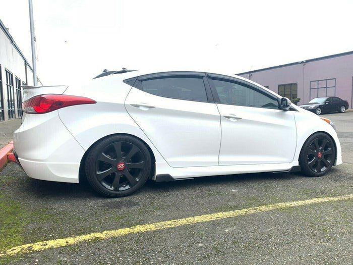 For Hyundai Sonata 2008-2020 Black Side Skirts Splitter Spoiler Diffuser Wing