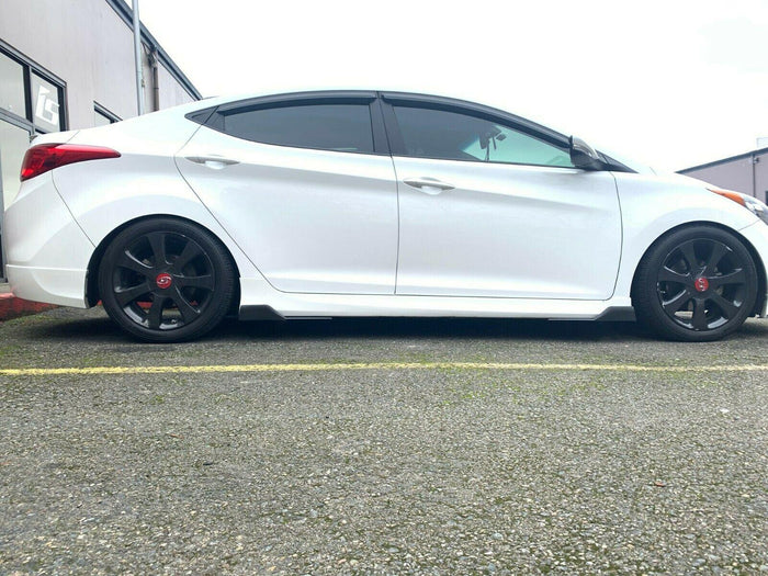 For Hyundai Sonata 2008-2020 Black Side Skirts Splitter Spoiler Diffuser Wing
