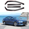 For Hyundai Sonata 2015-19 In-Channel Window Visor Rain Wind Guard Shade Deflector