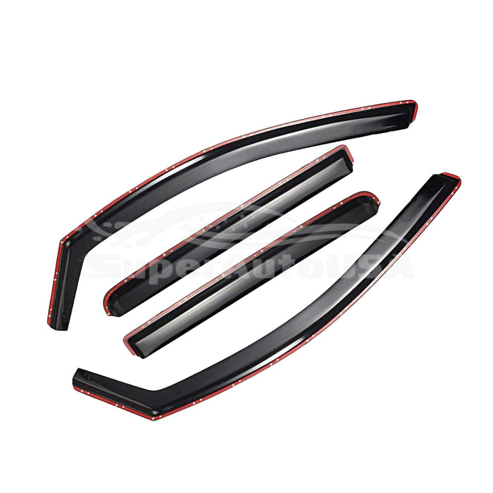 For Sorento 2021-2022 In-Channel Vent Window Visors Rain Sun Wind Guards Shade Deflectors