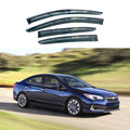 For Subaru Impreza 2017-2023 Carbon Fiber Print Trim Window Visors Wind Guards