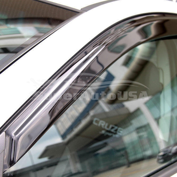 For Telluride 2020-2024 Out-Channel Vent Window Visors Rain Sun Wind Guards Shade Deflectors
