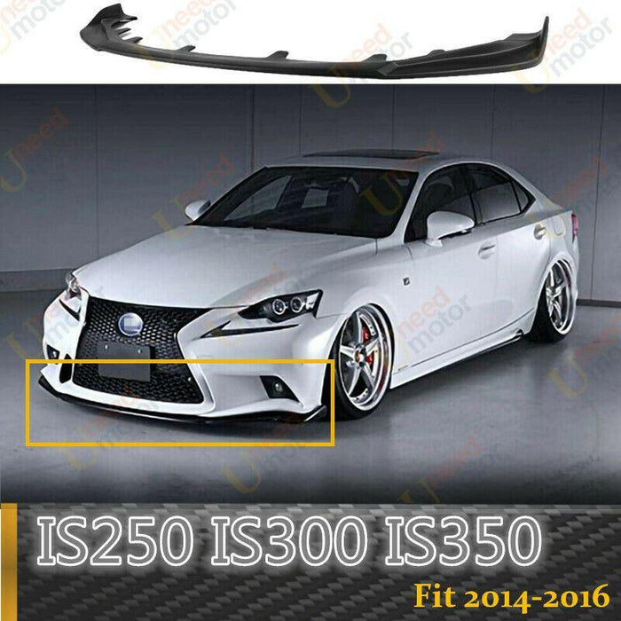 Front Lip - F Sporty Style | Fits 14-16 LEXUS IS250 IS300 IS350