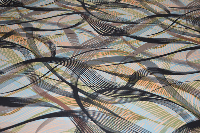 Galaxy Abstract Satin Print Table Linens & Tablecloths 100% Polyester