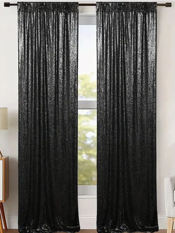 Glitz Mesh Sequin Event Drapery Panels & Curtains in Multiple Colors